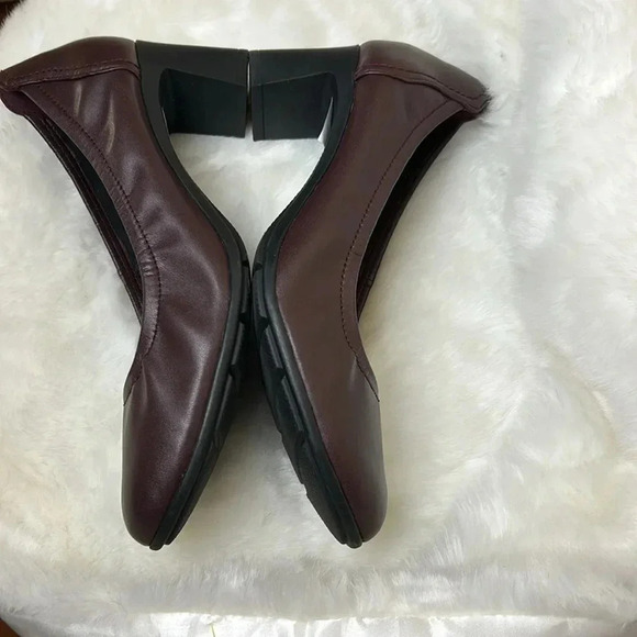 Clark’s Neiley Pearl burgundy shoes ,various sizes women,NEW,leather,chunky heel - Picture 6 of 17